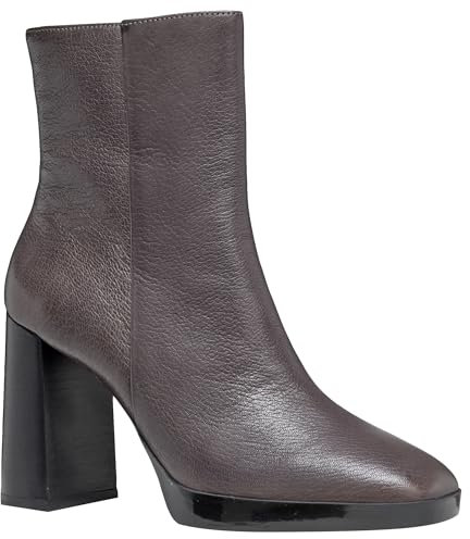 Geox D Teulada C, Stivale alla Caviglia Donna, Grafite, 36 EU