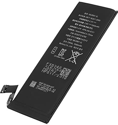 Phone Replacement Battery, Fast Charging Phone Lithium Battery for 5S (iPhone5S)