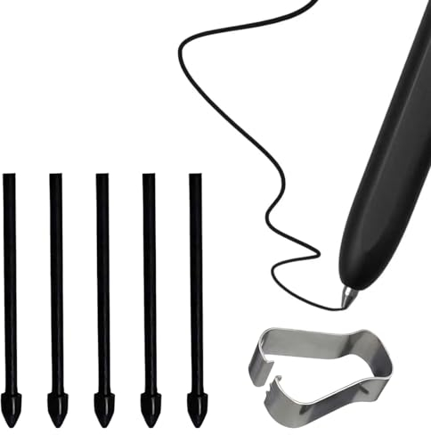 XKSOCT 5 pièces Pointes de Stylet Tactile de Remplacement, Pointes de Remplacement avec Outil pour Samsung Galaxy S6/S6lite/S7/S7+/S7FE/S8/S8+/S8Ultra/S21Ultra/S22Ultra/S23Ultra/Note10/Note20