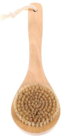 Healvian Cepillo Espalda Ducha,Cepillo de Baño con Mango Largo,Cepillo De Ducha De Cerdas De Jabalí Cepillo Para El Cuerpo De La Ducha Cepillo De Baño De Cepillo Para,Cepillo de Masaje de Limpieza