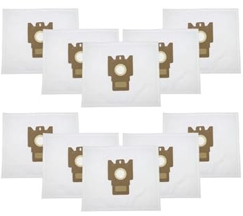 CEPAIXN 10PCS Dust Filter Bag .Compatible For Hoover TYPE H60 H30 H52 .Compatible For ENIGMA TE7 TE70 TEN2400 .Compatible For ARIANNE TELIOS T2100 T2599 T2615 T2621 T2740 T2760