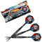Shot! Redline Blazed Steeldarts 26g – 80% Tungsten Präzisionsdarts mit Schwarzer Titanbeschichtung