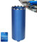 Corona diamantata per trapani a nucleo, con turbo da 10 mm, L 460 mm, Ø 162 mm, UNC da 1 ¼ di pollice, fresa a a secco, saldata al laser per calcestruzzo, granito muratura