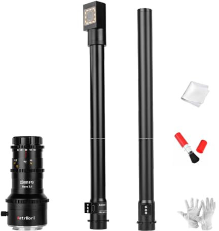 AstrHori 28 mm F13 2X Micro Periscopio, lente di base girevole a 360°, con visione diretta e perisonda 90°, obiettivo full formato, compatibile con fotocamera Nikon Z-Mount ZFC Z5 Z6 Z6II Z7 Z7II Z8