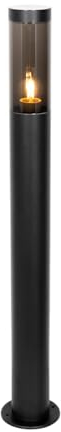 QAZQA rox - Lampe sur pied extérieur - 1 lumière - Ø 11.9 cm - Noir - Moderne, Design - éclairage extérieur