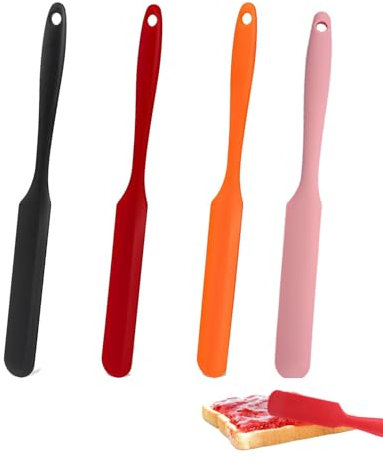 Jar Spatula, Silicone Jar Spatula Heat Resistant Kitchen