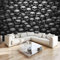 Fototapete Schlafzimmer Totenkopf Gothic-Stil Schwarz 200x140 cm 3D Druck Vliestapete, Wandtapete Wandbilder, für Wohnzimmer, Kinderzimmer, TV Hintergrund Vlies Tapete
