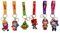 Xingbiyou Lot de 6 porte-clés Brawl-Stars, décoration de sac, porte-clés de voiture (Forfait A)