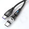 Câble de charge magnétique USB C vers USB C 7 broches PD 100 W 5 A QC 4.0 Charge rapide et transfert de données Câble de charge magnétique 1 m pour tablette Samsung S22