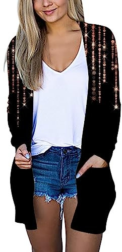 Uwdiohq Camisetas para El Dia De La Madre Cardigan Granate Mujer Chaqueta Fina Senora Chaquetas De Punto Finas Mujer Sobrecamisa Mujer Invierno Jersey Rosa Palo Mujer Chaqueta Mujer Invierno Ofertas