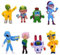 EPXOIQC Set da 8 Statue da Collezione in PVC Battaglia Selvaggia,Selvaggio Figurines Toys,Wilderness Battle Collectible Figures,Stars Figura Statua Giocattoli Anime Decorazione per Fan Collezione