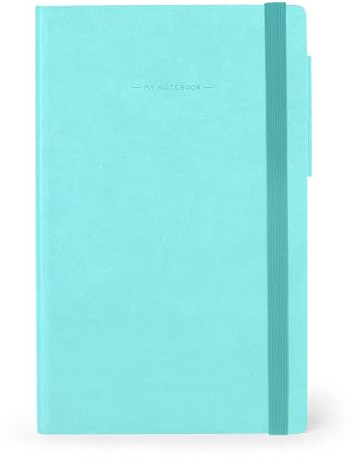 Legami - Taccuino a Righe 6 mm My Notebook, Aquatic Awe, Large, in Carta FSC Certificata, 192 Pagine, Copertina morbida, Chiusura a Elastico, 17 x 24 cm