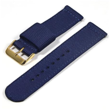 MOTMKUKPAM Cinturino for orologio in nylon da 22 mm adatto for Samsung Galaxy Watch 46mm 42mm Active2 Active1 Gear S3 Frontier Sports Nylon Bang(5-G)