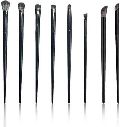 Pinceaux Maquillages Yeux,Pinceaux Maquillage,Ensemble De 8 Pinceaux à PaupièRes Professionnels,Doux Et Sans RéSidus,Parfaits Pour Un Maquillage Des Yeux DéLicat