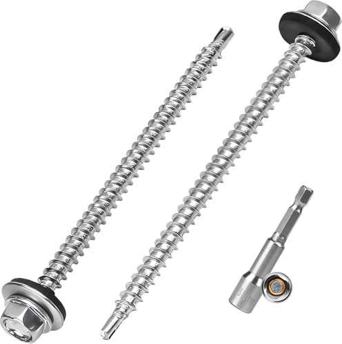 FALSKT 50 Pezzi 4.8 x 80mm Viti Autofilettanti per Metallo