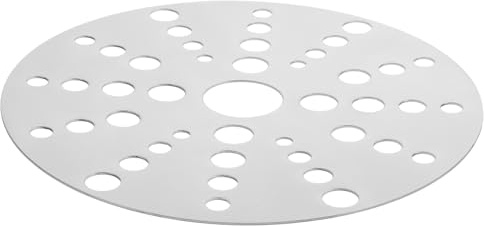 LOPUNER Wärmeübertragungsplatte aus Edelstahl 18cm für Induktionskochfeld als Adapter für Pfannen und Aufläufe im Haushalt