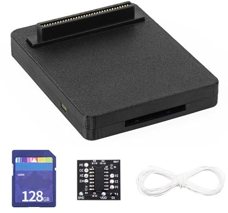 Easy Installation Optical Drive Emulators Printed Case with 32GB / 64GB / 128GB Memory Card Optical Drive Emulators Set Console