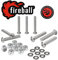 FIREBALL Dragon Skateboard-Hardware-Set, Edelstahl, 1.5