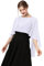 Hotshawl Capelets für Frauen Chiffon Cape Schals und Wraps für Abendkleid Hochzeit Umhänge Cover Up, Weiss/opulenter Garten, Einheitsgröße