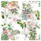 murando - Tapete selbstklebend 10m Wandtattoo dekorative Möbelfolie Dekorfolie Fotofolie Panel Wandaufkleber Wandposter Wandsticker - Blumen Blätter Natur b-B-0318-j-a