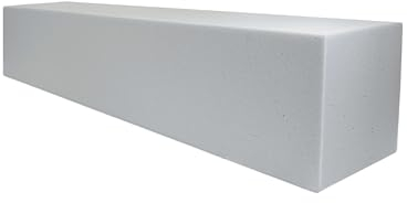 saarschaum • Schaumstoffstreifen Matratzenverlängerung • Schaumstoff Zuschnitt • Bett Lückenfüller • Matratzenausgleich • Matratzenverbinder • Polster • RG2440 15x20x120cm