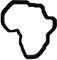 Afrika Ausstechform mit leicht zu schiebendem Design, für Babypartys, Arbeitsveranstaltungen und Geburtstagsfeiern (10,2 cm)