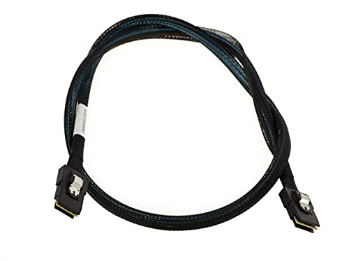 KALEA-INFORMATIQUE MiniSAS SFF-8087 a SFF8087 Cable SATA de 80cm de Longitud con Trenza Protectora