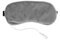Maschera per Gli Occhi Riscaldata, Flanella Wrap Portatile Cinturino USB Riscaldamento Paraocchi a Vapore Warm Eye Compress Pad Riscaldante Secchi Blefarite Occhiaie per Donna Uomo(Grigio)