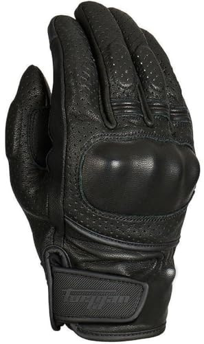 FURYGAN LR Jet Vented D3O - SCREENTOUCH - HANDFLÄCHE AUS 100% Ziegenleder - LEIGHT MOTORRADHANDSCHUHE FÜR Herren - D3O-MITTELHANDKNOCHEN Schutz - Adventure Touring URBAN