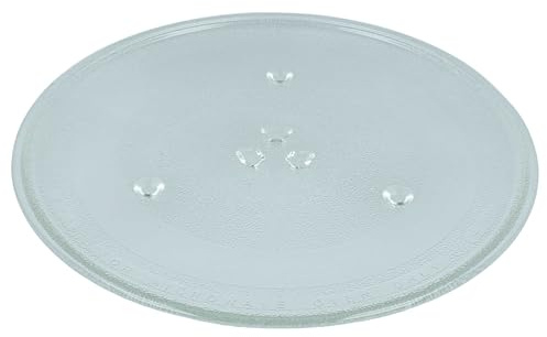 vhbw Mikrowellen-Teller kompatibel mit Samsung M187AST, M187DN, M187K, M2900 Mikrowelle - Drehteller mit Y-Aufnahme, 285 mm, Glas, Transparent