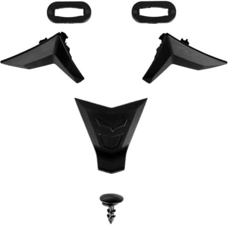 SALEWA Piuma 3.0 Lamp Clip, Helm, Erwachsene, Unisex, Schwarz (Schwarz), Einheitsgröße