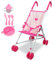 Anivia Puppenwagen, Puppenwagen für 2 Jahre alte Mädchen, Kinderwagen Puppen Kinderwagen, Kinderwagen Spielzeug mit Küchenutensilien