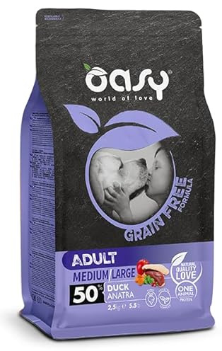 OASY GRAIN FREE ADULT MEDIUMLARGE ANATRA. 12KG