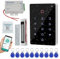 Gaocinys Imperméable à l'eau RFID système de contrôle d'accès WiFi Contrôleur d'accès Tuya avec 350lbs Serrure de Porte Manuelle électrique puissante