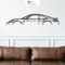for Porsche 911, Metall Wandbild, Wanddeko, Auto Silhouette, Metal Car Wall Art (Größe: 69 cm (27))