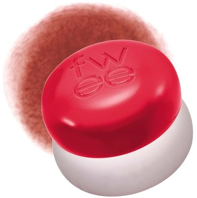 fwee Blurry Pudding Pot | Airbrushed Blush & Lip, Buildable Pigment, Long-lasting, Lightweight, Easy to Blend, Natural Soft Matte Finish - Fav (Tanned Brown) | 0.17 oz
