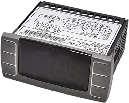 Dixell XR02CX-5R0C1 230V / 50-60HZ Controlador de termostato de temperatura digital Nevera Congeladores con Descongelación de ciclo apagado para aplicaciones de refrigeración a temperatura normal