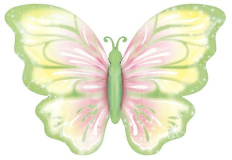 Schmetterling Ballon Geburtstag Luftballons Schmetterlinge Deko Schmetterling Folienballon Mädchen Party Deko Kinder Geburtstagsdeko（Grün） Butterfly Balloons