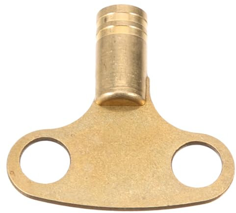 CRILSTYLEO Radiator Key Radiator Bleed Key Radiator Utility Key Radiator Air Key Plumbers Tool Key Valve Key Radiator Tail Key Gas Key Plumbing Bleeding Keys Socket Keys Pure Copper Golden