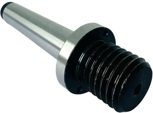 ZAPTON Adaptateur de mandrin de queue de travail du bois 2,5 x 8 TPI avec MT2 | Nouvel arbre pour diverses perceuses et fraiseuses, tours d'alésage, parfait pour maintenir la broche, haute qualité