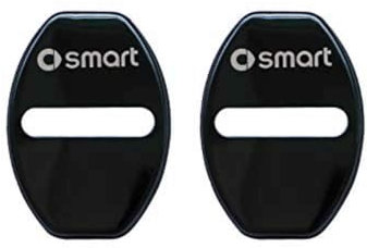LHPL 4 Pezzi in Acciaio Inox per Serratura portiera Auto per Mercedes Vecchia Smart 451 Forfour 2009-2014 (Nero)