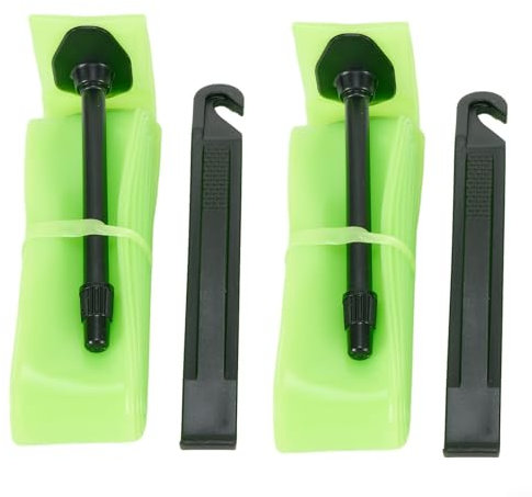 Fahrradschläuche aus hochwertigen Materialien für optimale Leistung auf offenen Straßen unter Einhaltung der Industriestandards (2 Stück, grün)