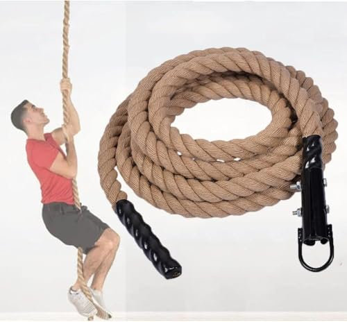 Gym Fitness Training Kletterseile, Jute Übung Kletterseil, Heimtraining Und Fitness Workouts, 50mm, 5m