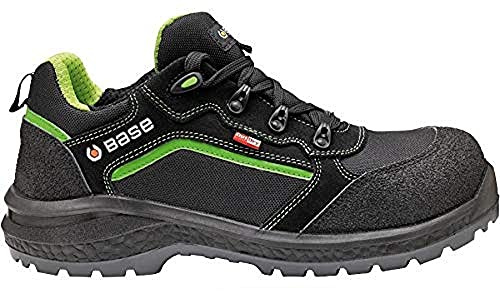 Base Protection B0897 K-Road Top S3 Low Sicherheitsschuh, Schwarz/Grün, 44