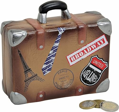 Unknown Beautiful holiday funds, travel box, travel suitcase, case with stickers