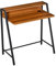 HOMCOM Escritorio Mesa de Ordenador 84x45x85 cm con Encimera de Madera y Patas de Metal Estilo Moderno para Oficina Estudio Dormitorio Carga 20 kg Nogal