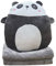 DXDE4U Panda Plush Pillow 16 Inch, Blanket in Cute Plush Pillow, Panda Stuffed Animal, Girls Boys Gifts for Birthday, Valentine, Christmas, Travel, Holiday
