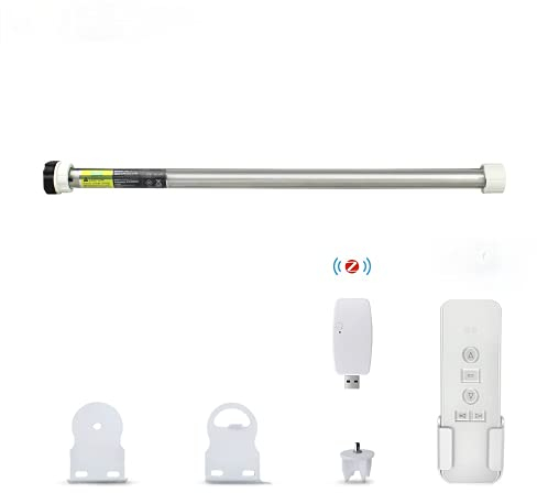 zemismart Tuya Zigbee Wiederaufladbarer Blindmotor,Rolllädenmotor,intelligenter Rohrmotor,Alexa Google Home-Sprachsteuerung,Hub erforderlich (25mm,Motor)