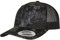 Flexfit Unisex 6606VC-YP Classics Veil Camo Retro Trucker Cap Baseballkappe, Poseidon Black, one Size