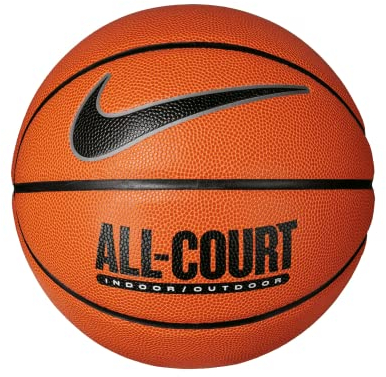 Nike Everyday All Court 8P Basketball (7, Amber/Black)